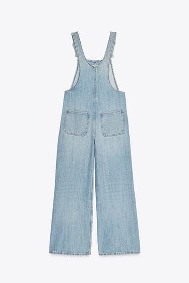 TRF DENIM DUNGAREES - Light blue by Zara - Image 7