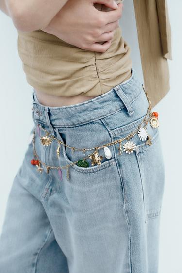 CEINTURE MÉTALLIQUE CHARMS - Doré de Zara - Image 2