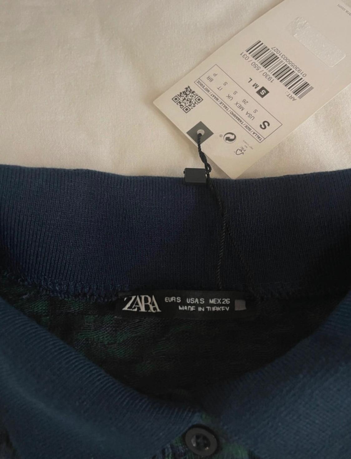 POLO AZUL MARINO Y VERDE OSCURO - Image 3