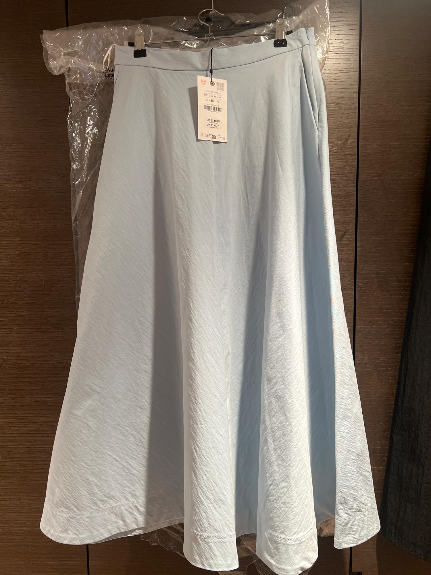 ZW COLLECTION FLARED BUTTON SKIRT