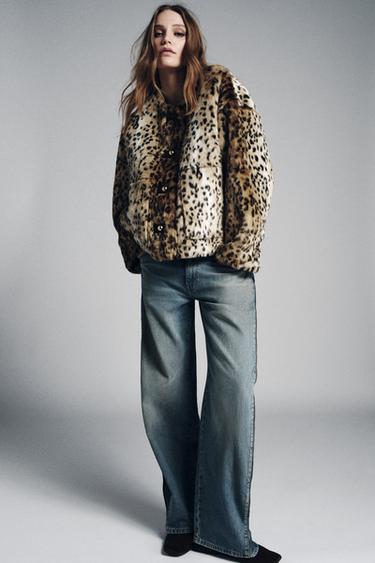 ZW COLLECTION ANIMAL PRINT JACKET - Leopard by Zara