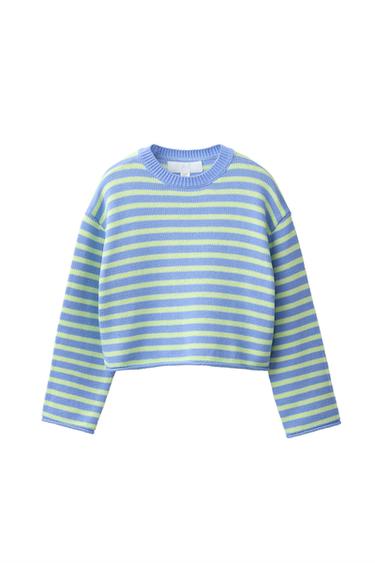 ΠΛΕΚΤΗ ΜΠΛΟΥΖΑ ΜΕ ΡΙΓΕΣ - ΛΑΧΑΝΙ του Zara