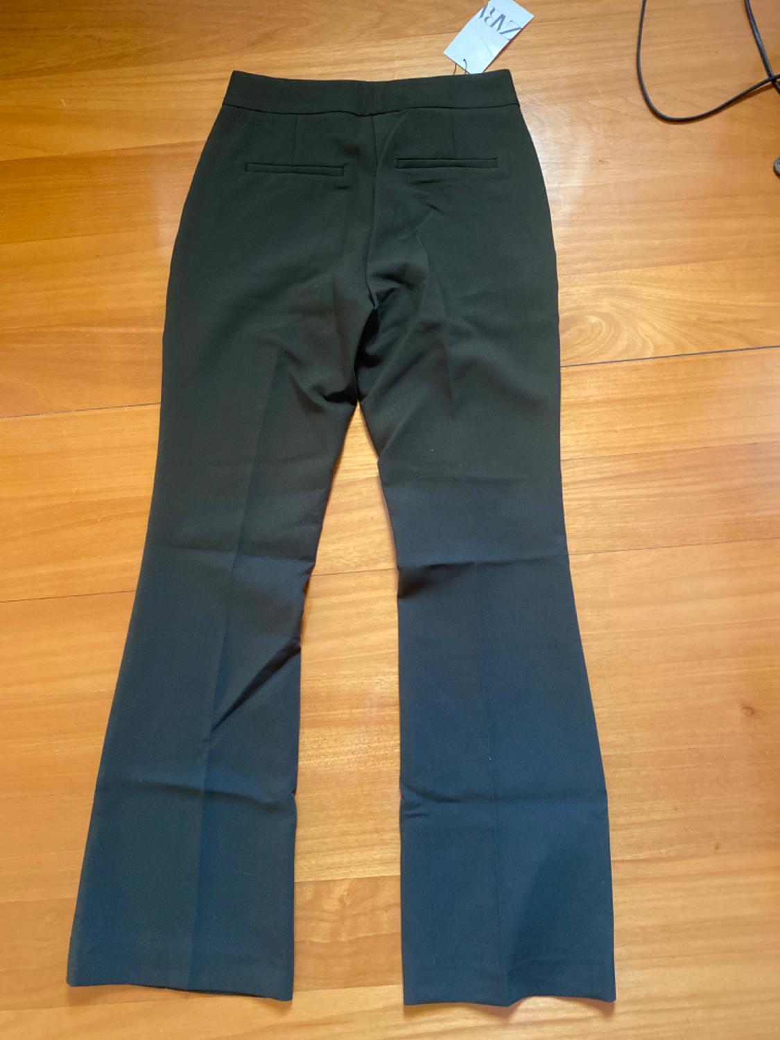 HIGH-WAISTED STRAIGHT CUT TROUSERS - Image 5