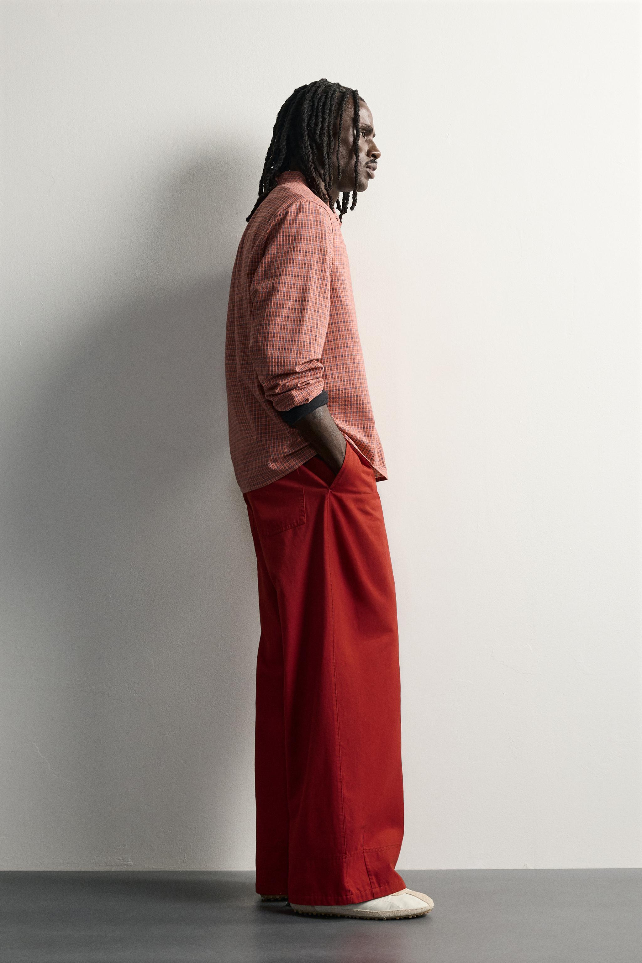 CHECKED FROG FASTENING SHIRT