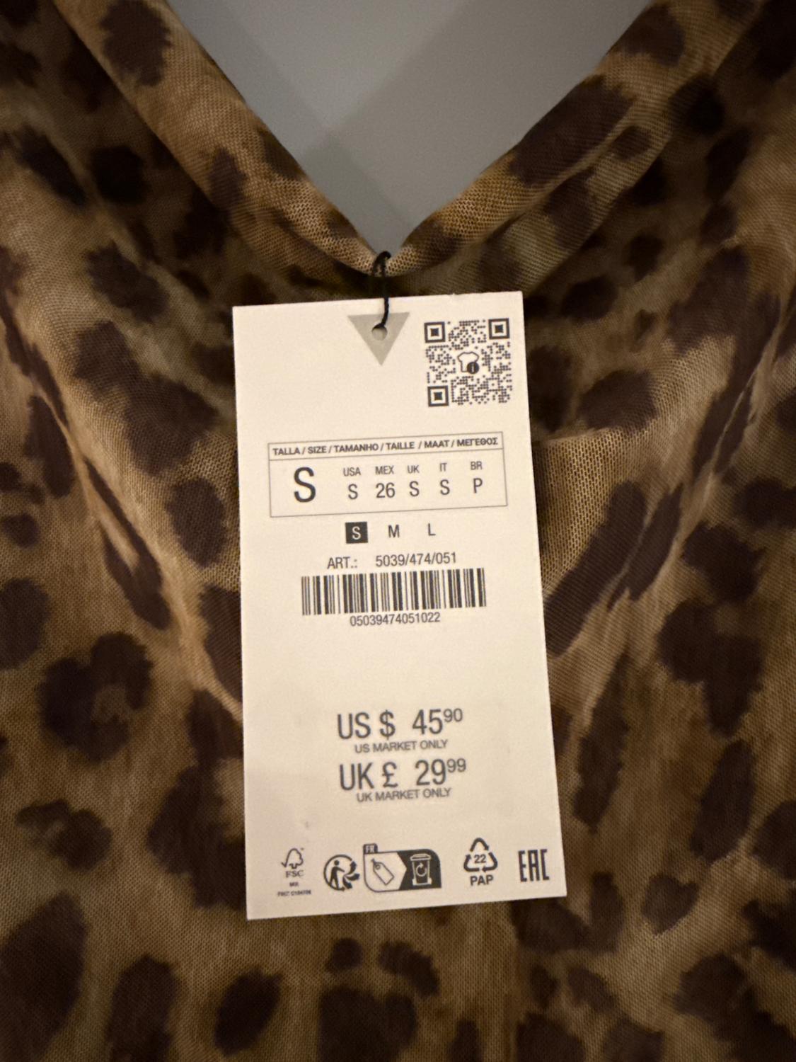 ZW COLLECTION ANIMAL PRINT SLIP DRESS - Image 2
