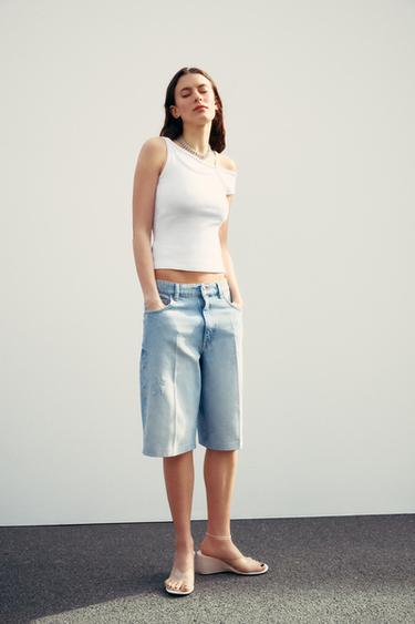 HALTER NECK STRAPPY TOP - White by Zara - Image 0