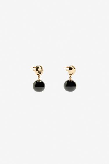 LIMITED EDITION BALL EARRINGS - Golden by Zara - Image 2