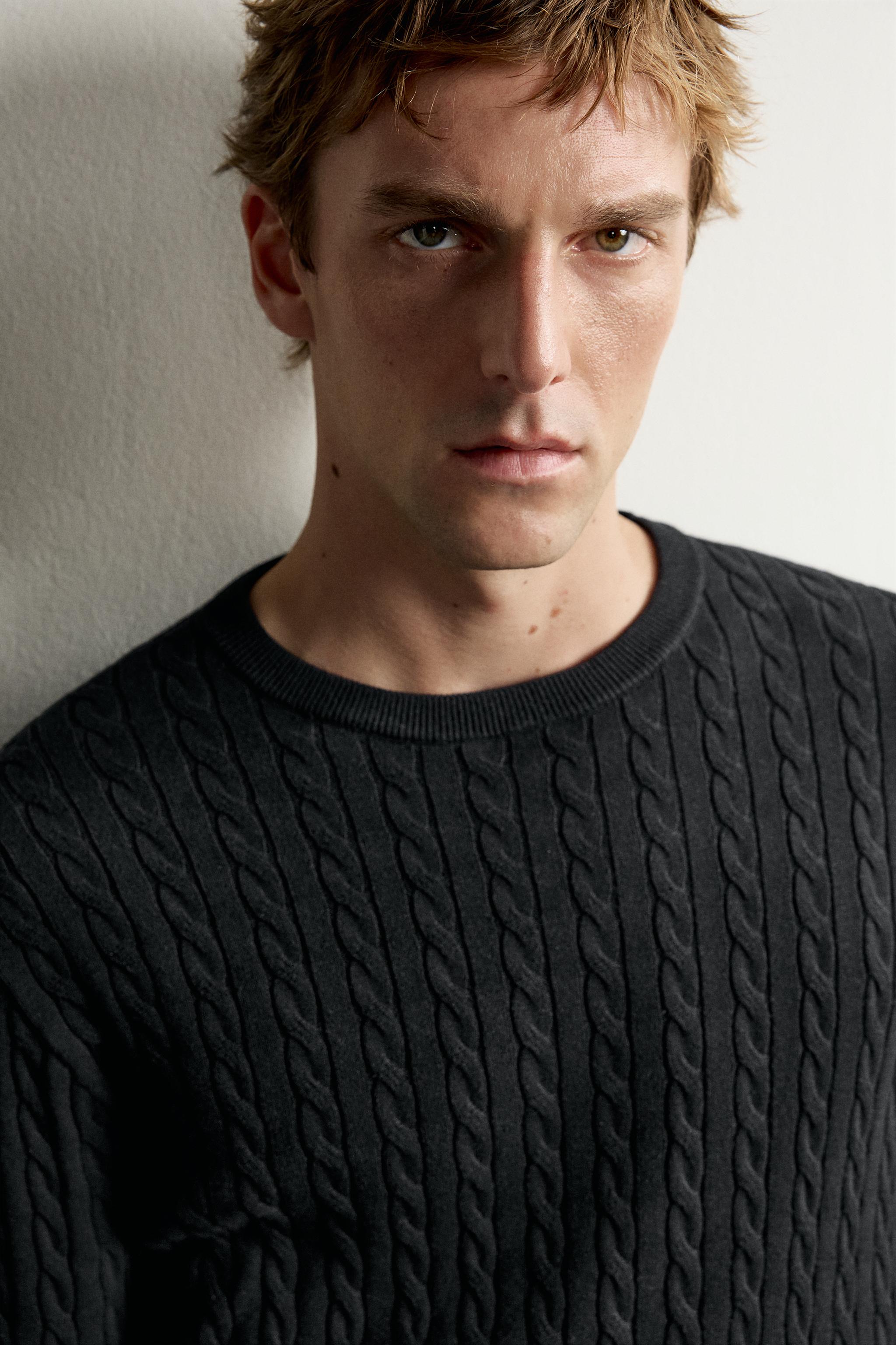 100% COTTON CABLE KNIT JUMPER