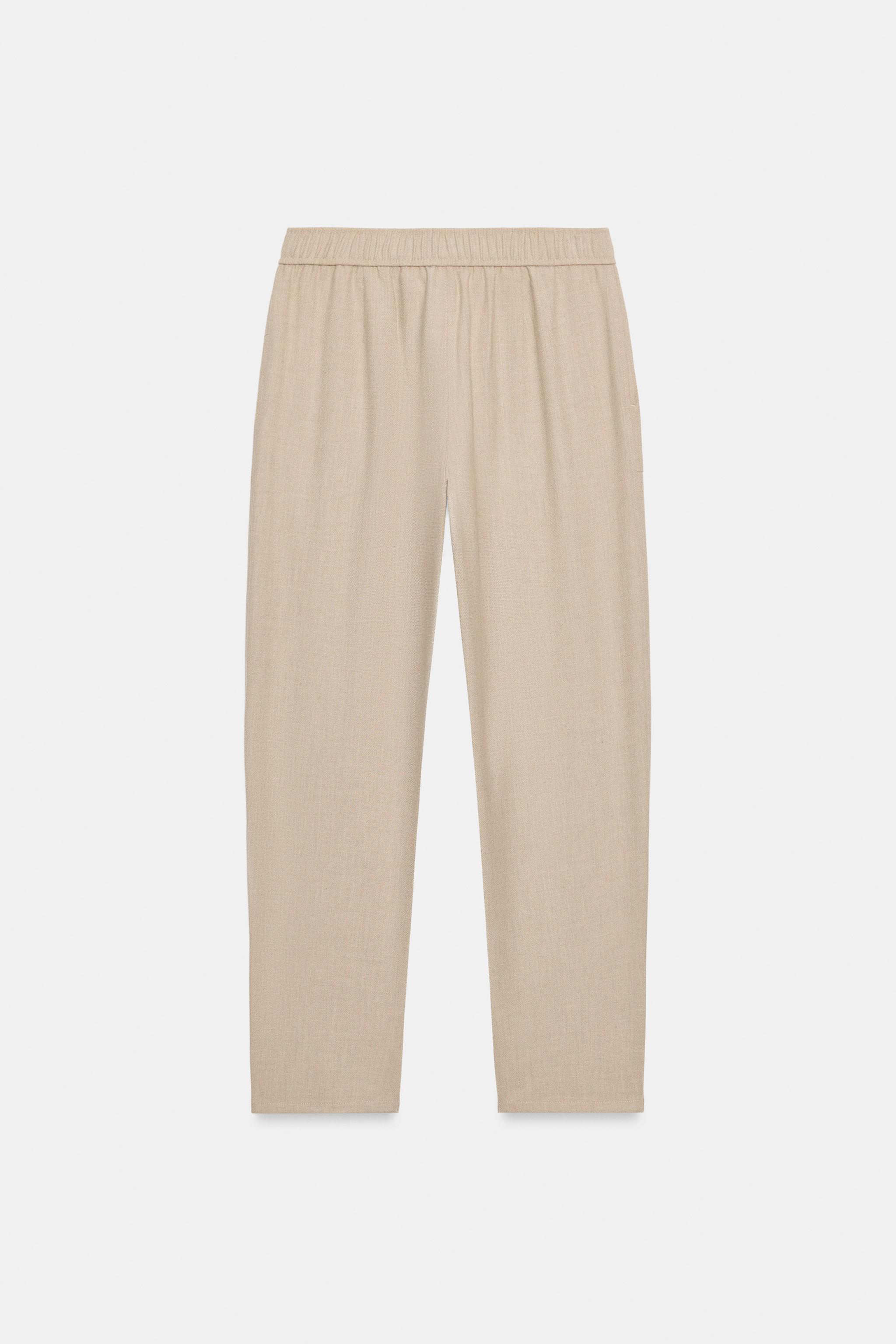 Zara Elastik Belli Pantolon görsel 5
