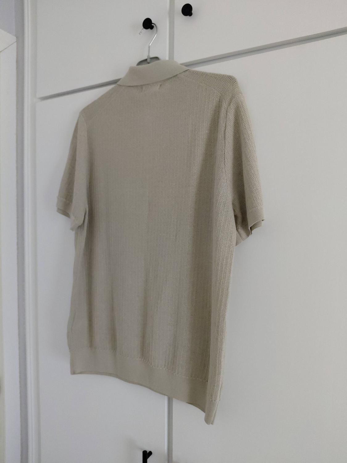 REGULAR FIT KNIT TEXTURED POLO SHIRT - Image 6