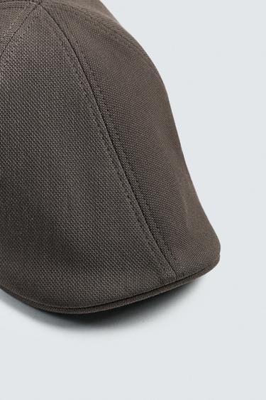 BÉRET PIED-DE-POULE - Kaki de Zara - Image 1