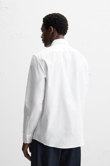 CHEMISE STRUCTURÉE EASY CARE - Imprimée de Zara - Image 2