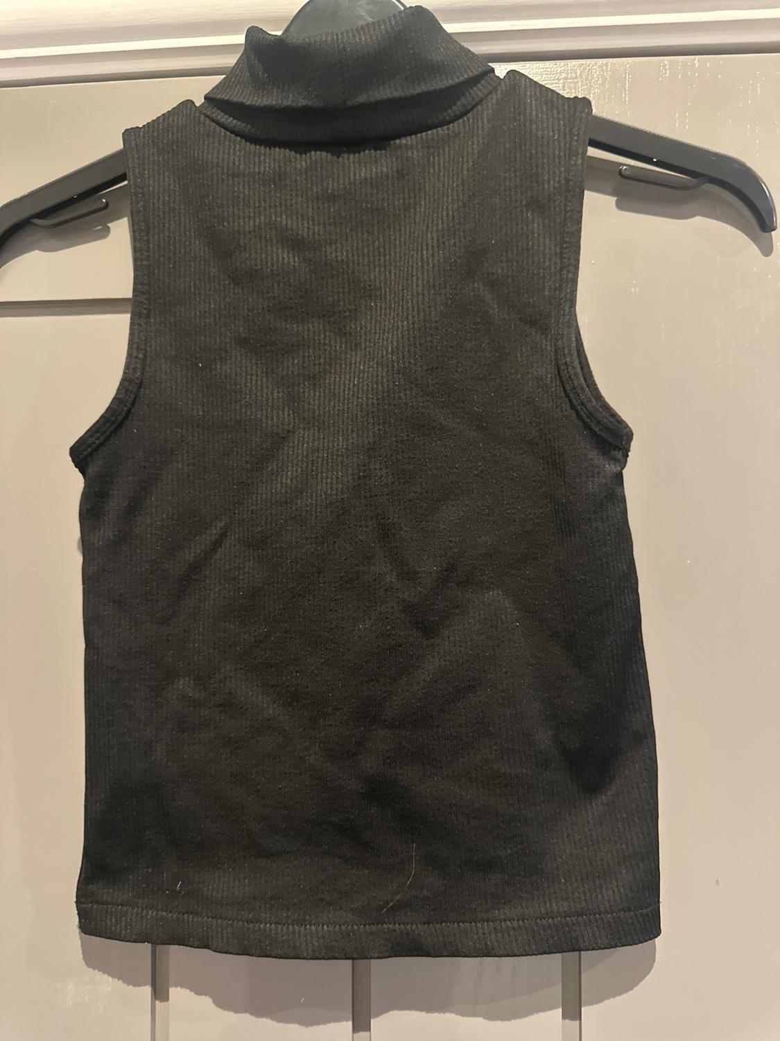 PLAIN RIBBED HALTER TOP - Image 2