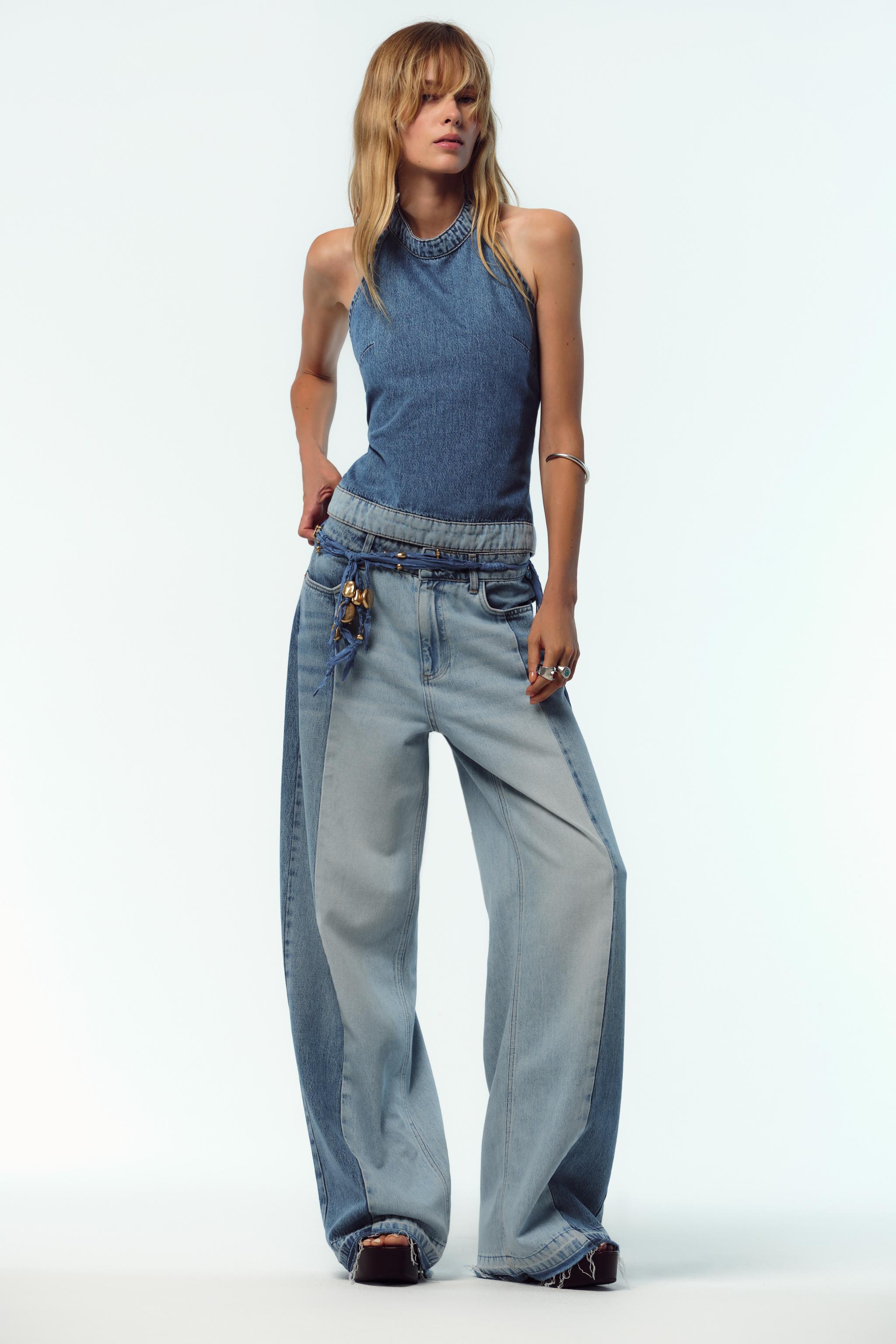 JEAN Z1975 WIDE LEG TAILLE HAUTE COMBINÉ