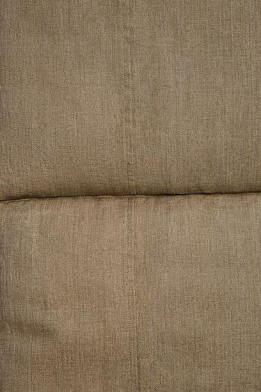 LINEN TOPPER - Light beige by Zara - Image 1