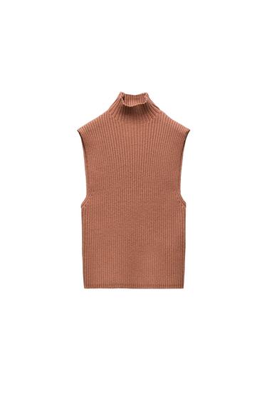 RIBBED KNIT TOP