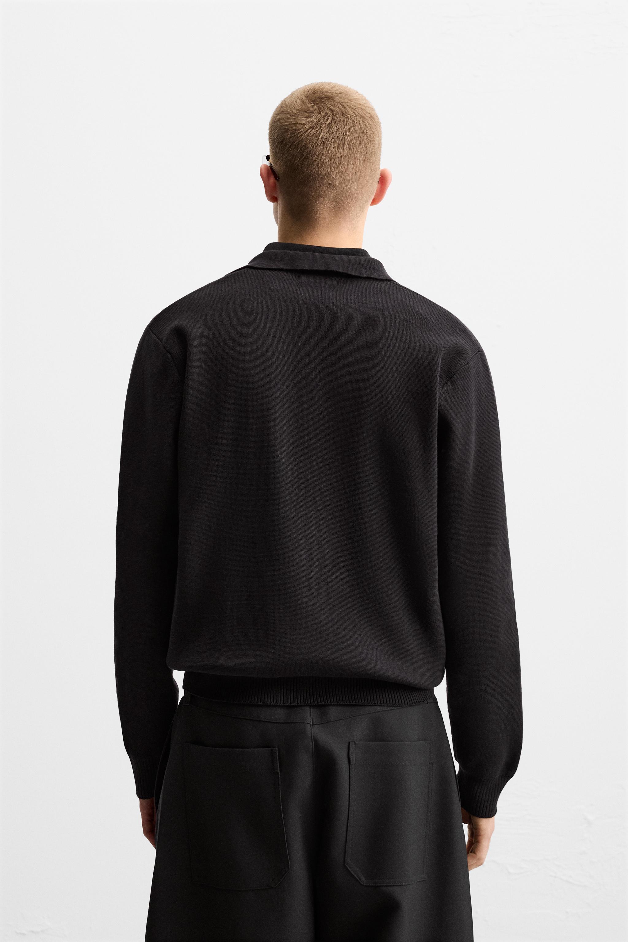 RELAXED FIT KNIT POLO SHIRT