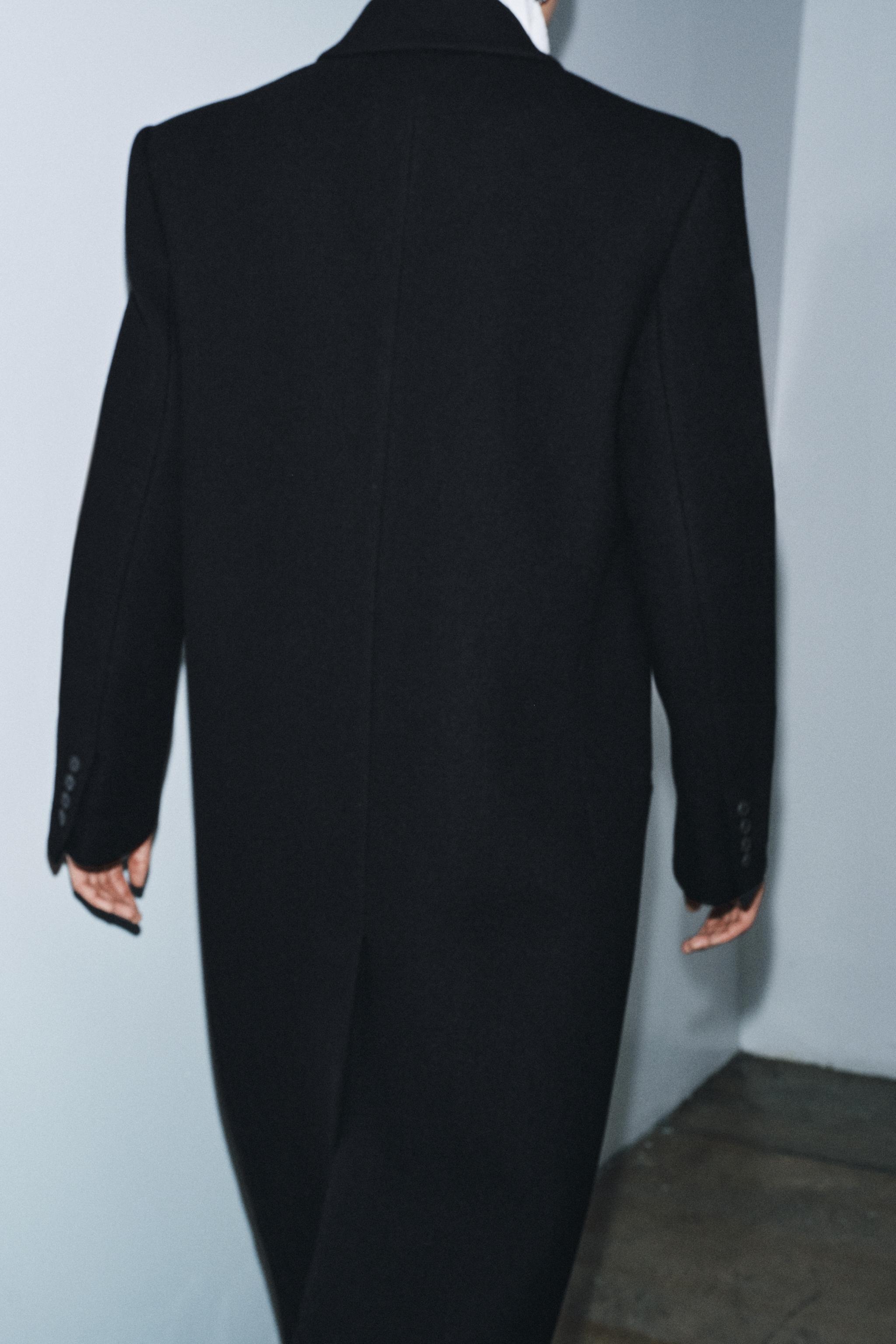 WOOL BLEND COAT ZW COLLECTION LIMITED EDITION