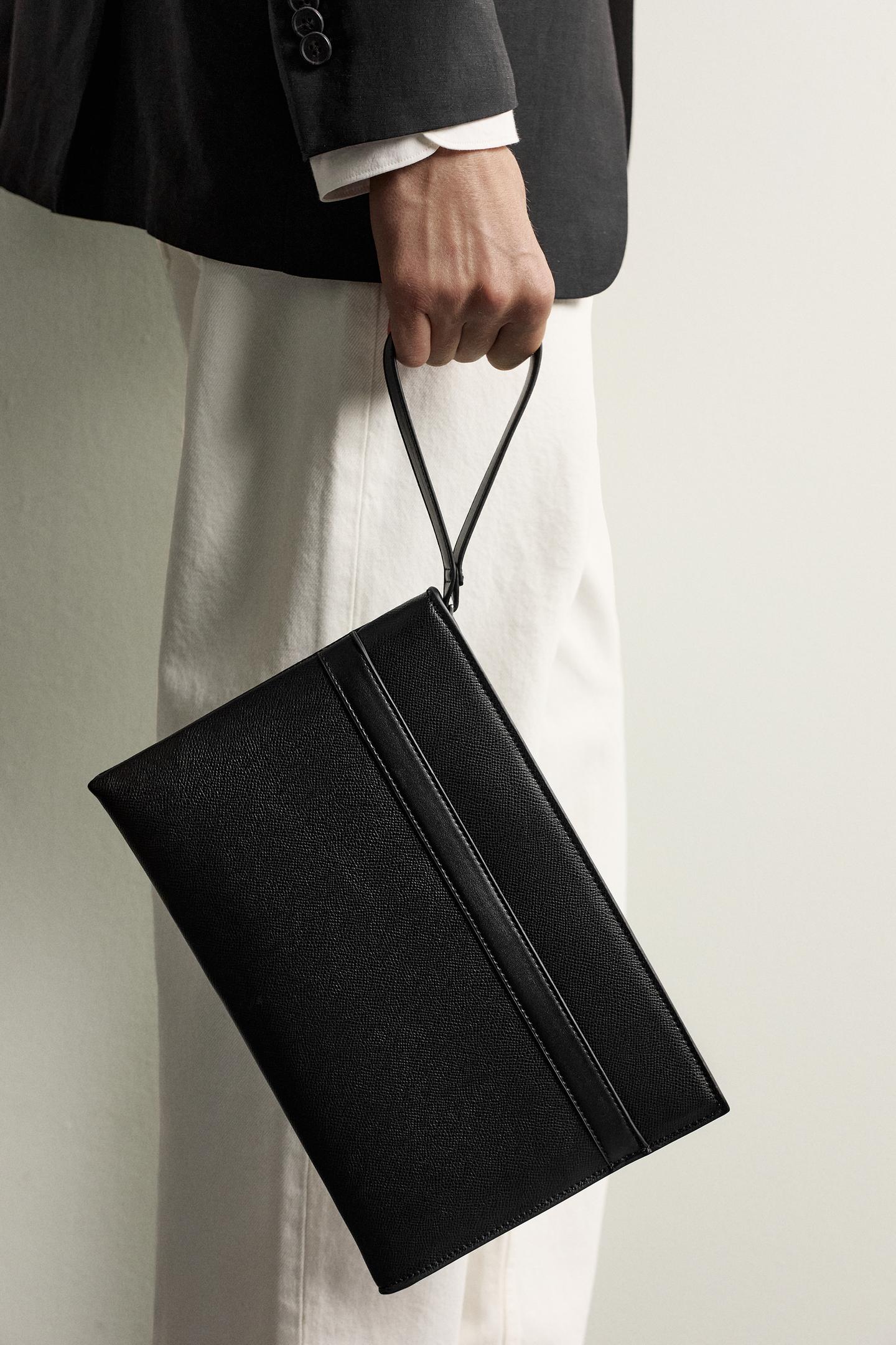 Мужской клатч Zara Combination Clutch, цвет: Чёрный — фото 2