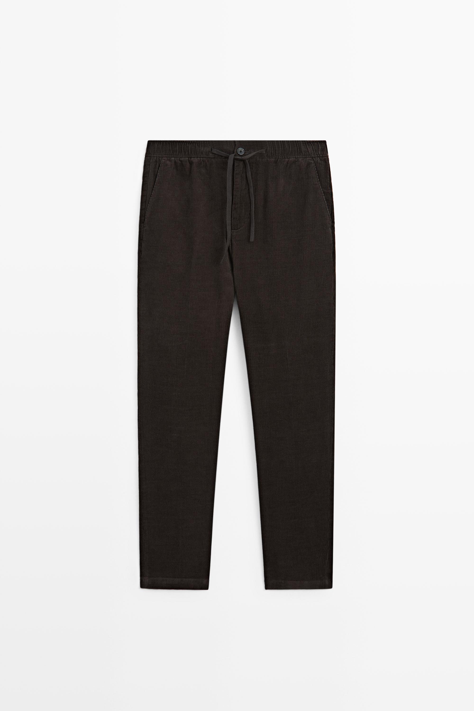 Pantalon de jogging en velours côtelé