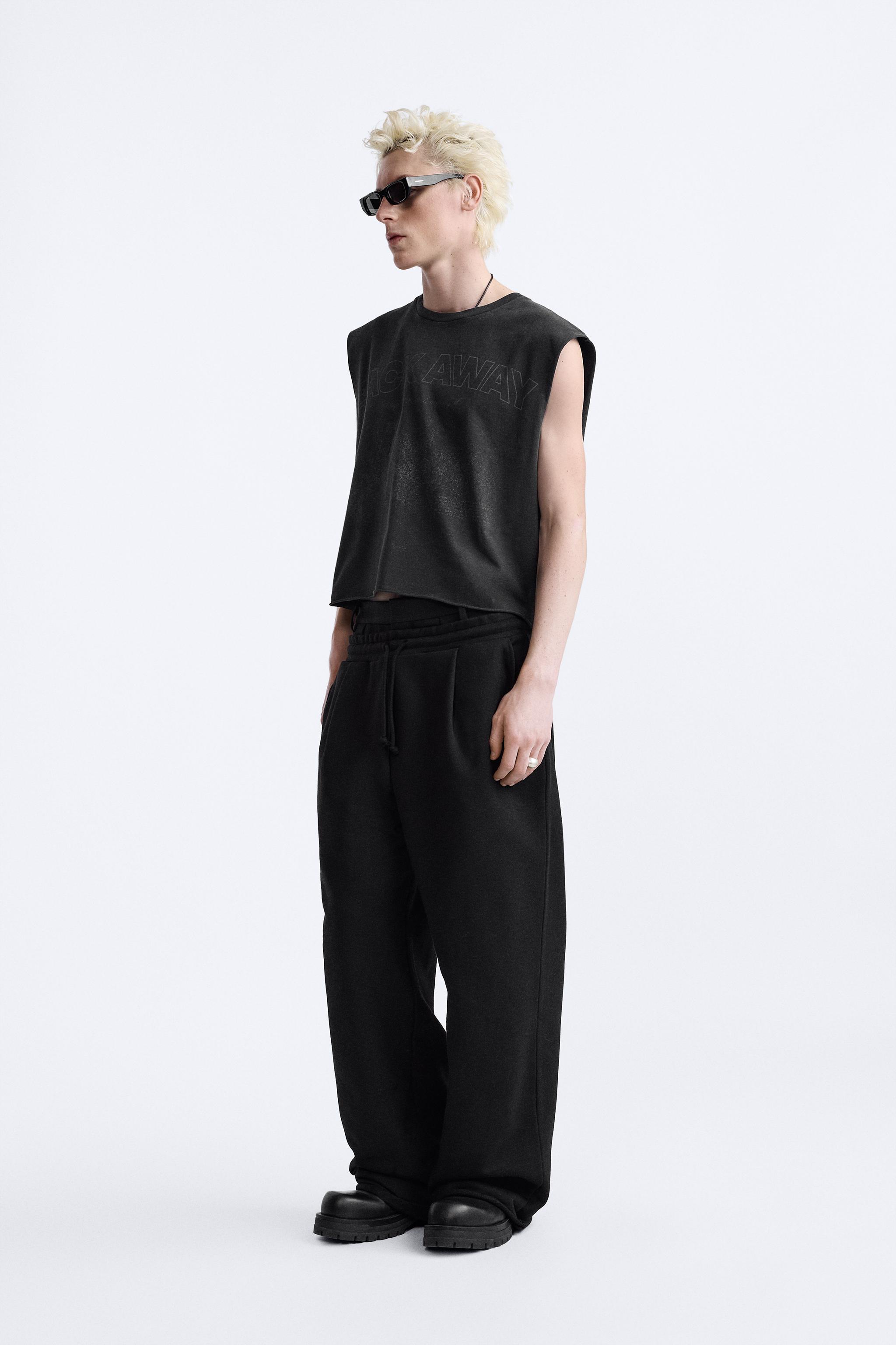 ZARA black textured jogger pants Size XS - $10 - From Lindsey