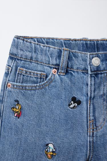 BERMUDA EN DENIM MICKEY MOUSE AND FRIENDS © DISNEY - Bleu moyen de Zara - Image 2