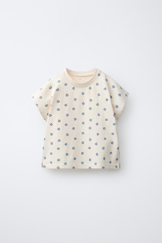 CAMISETA ESTAMPADA - Azul claro de Zara - Imagen 0