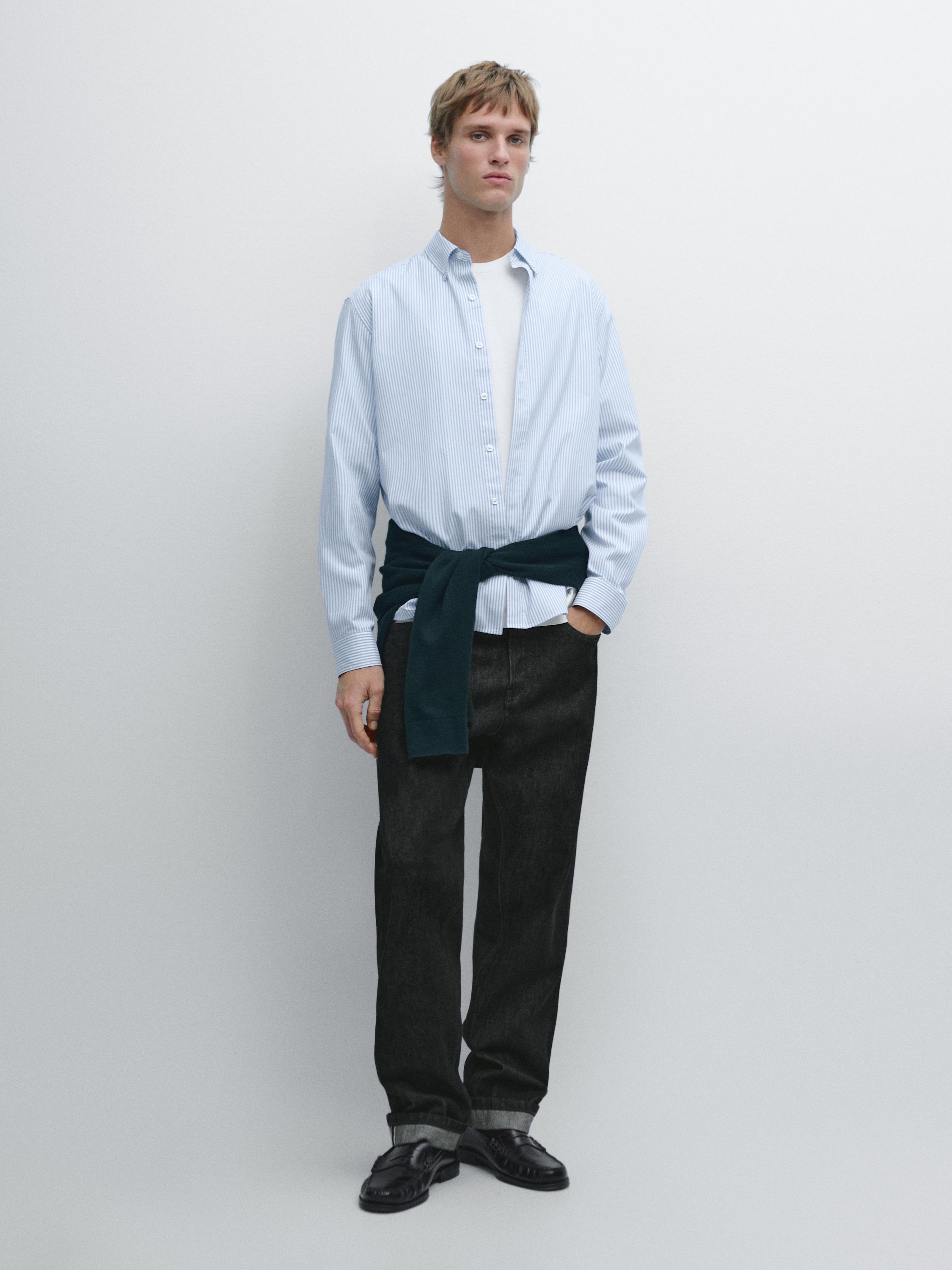 Chemise oxford regular fit 100 % coton