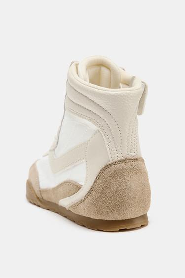 BASKETS MONTANTES - Blanc écru de Zara - Image 5