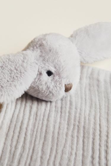 CHILDREN’S BUNNY CUDDLY SOFT TOY - Grey by Zara - Image 1