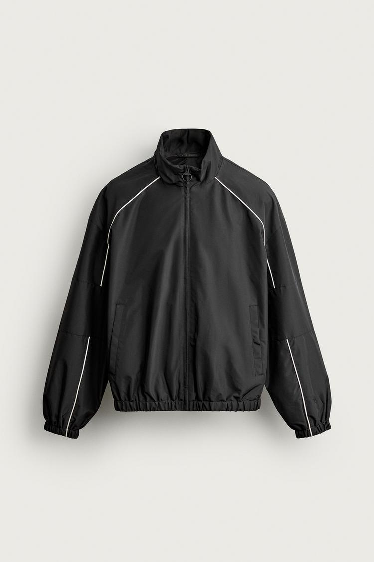 CONTRAST WATER-REPELLENT TECHNICAL JACKET