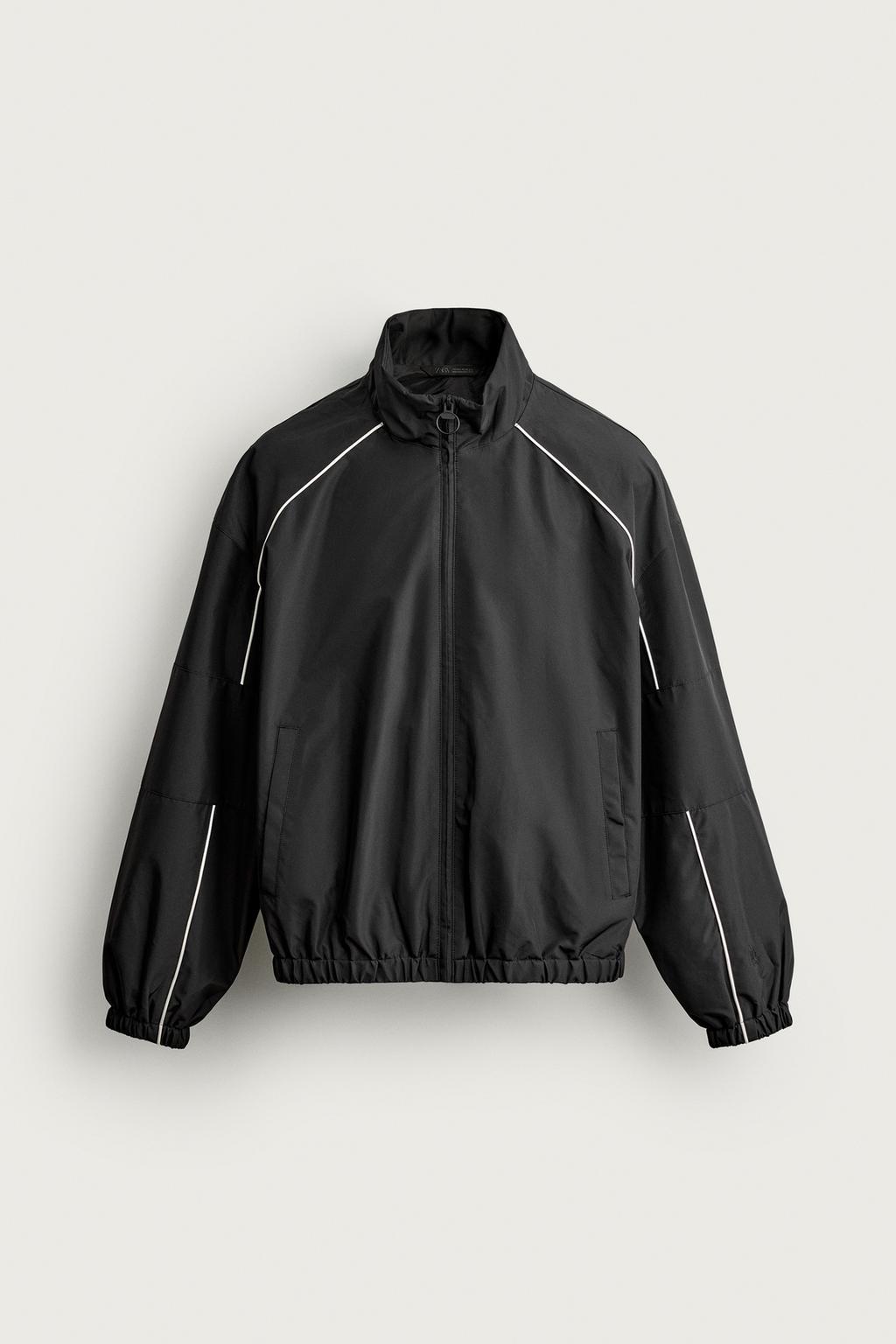 CONTRAST WATER-REPELLENT TECHNICAL JACKET