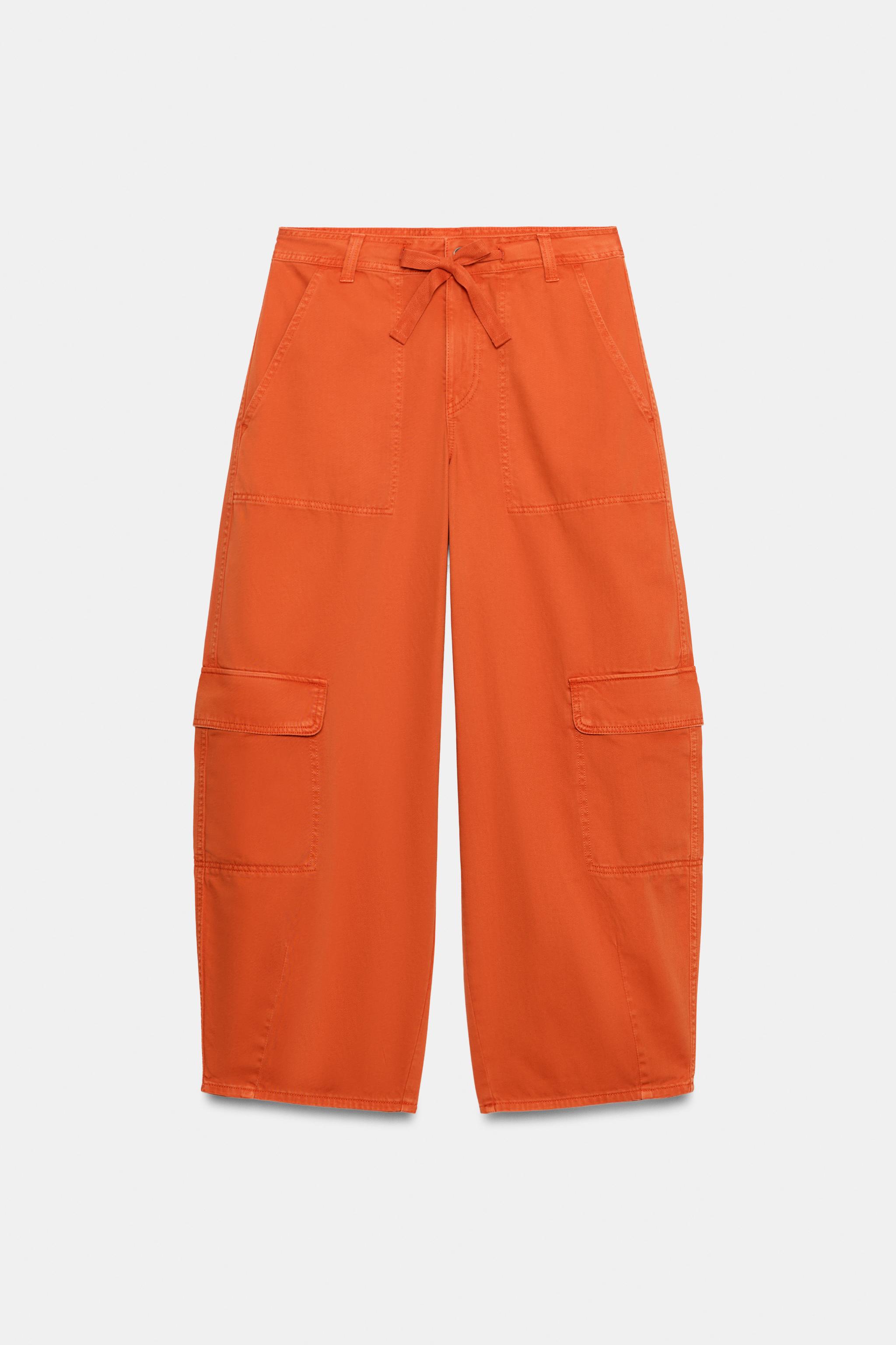 Zara OVERSIZE KARGO PANTOLON görsel 8