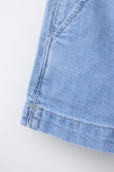 DENIM BERMUDA SHORTS - Blue by Zara - Image 3