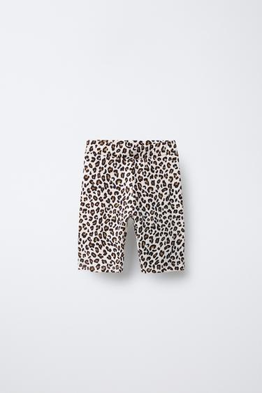 ANIMAL PRINT CYCLING LEGGINGS - Leopard by Zara - Image 0