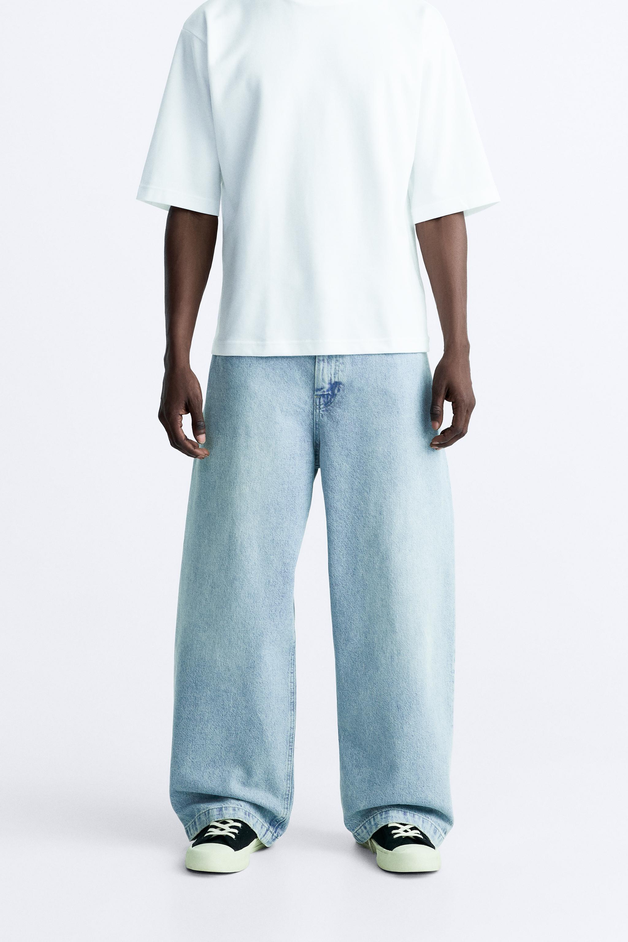 WIDE-LEG JEANS - Light blue | ZARA India