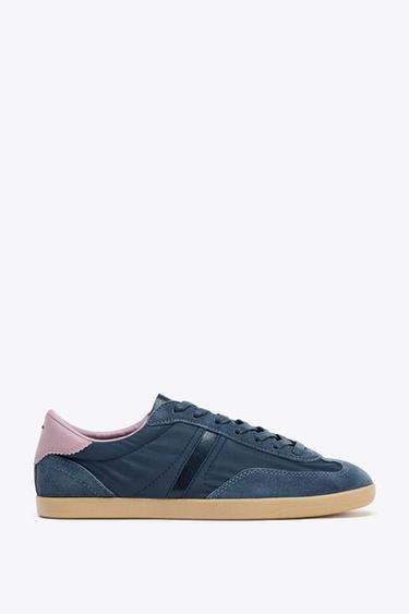 SNEAKER MIT FARBKOMBINATION - Blau von Zara