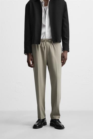 ШТАНИ-ДЖОГЕРИ COMFORT FIT - Яблучний зелений Zara