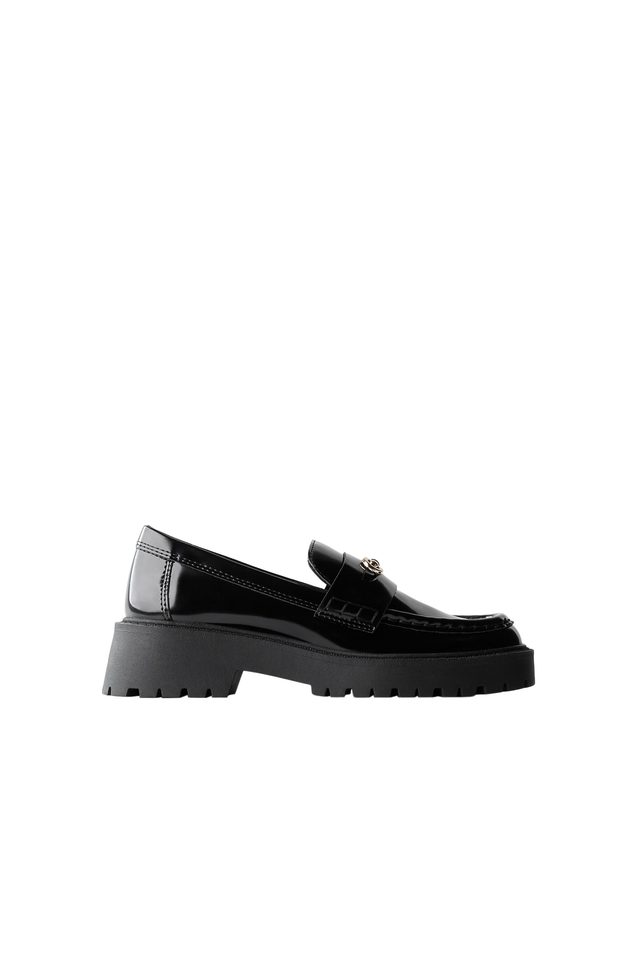 LOAFERS WITH METAL DETAIL - Black | ZARA South Africa