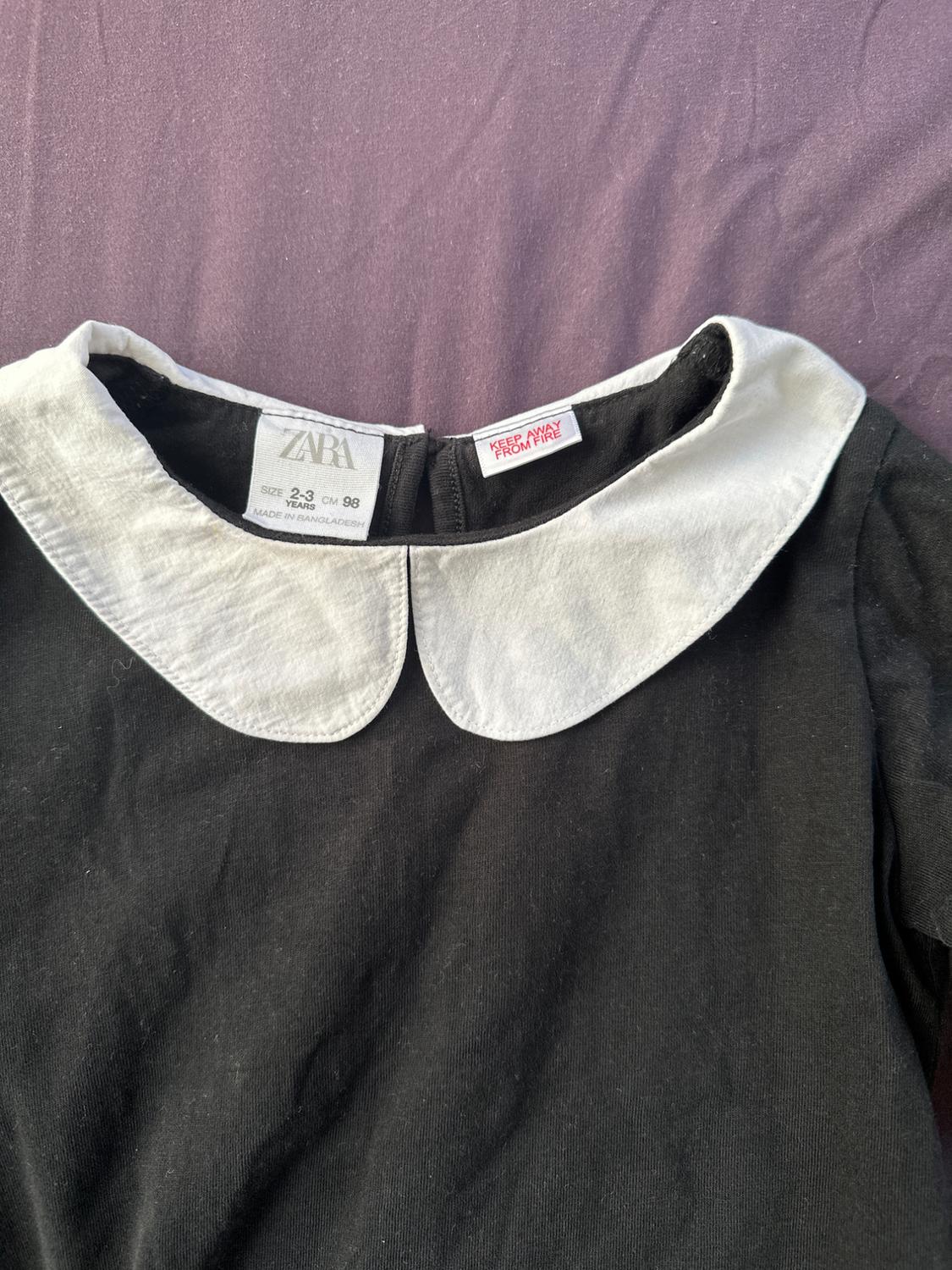 T-SHIRT WITH PETER PAN COLLAR - Image 3