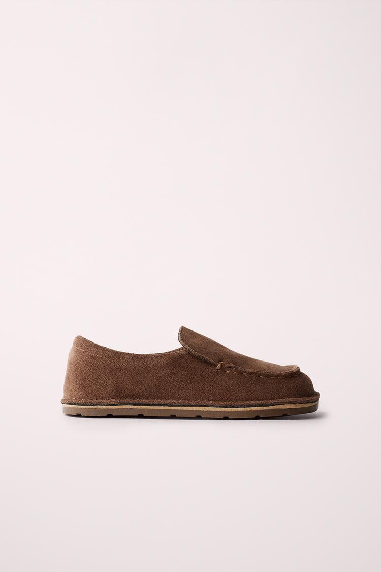 Mocasín piel created by caramel london x zara