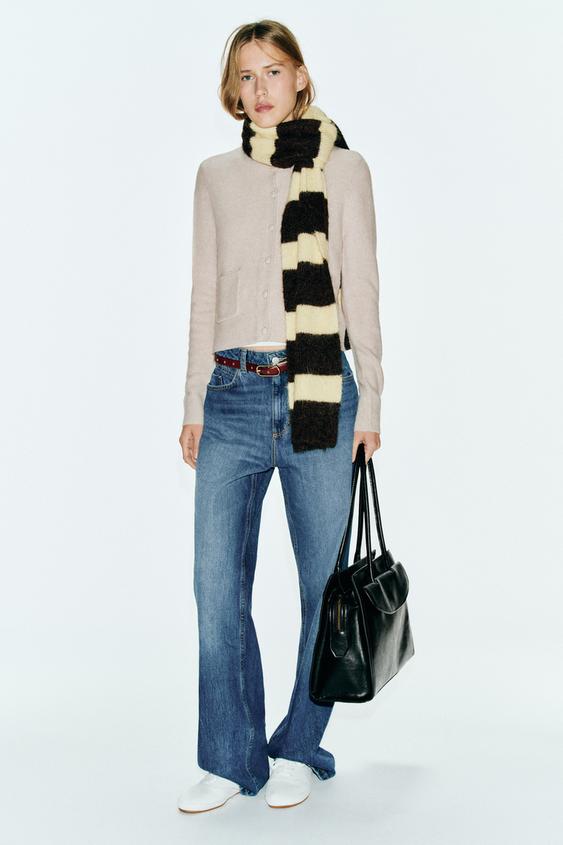 CHAQUETA PUNTO TACTO SUAVE - Arena / Vigoré de Zara - Imagen 0