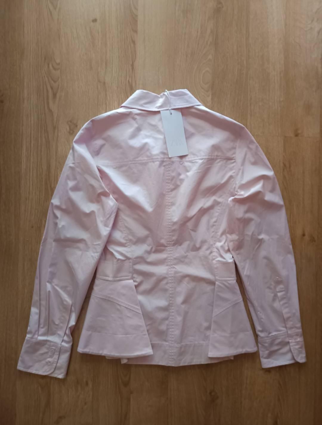 ZW COLLECTION POPLIN PEPLUM SHIRT - Image 2