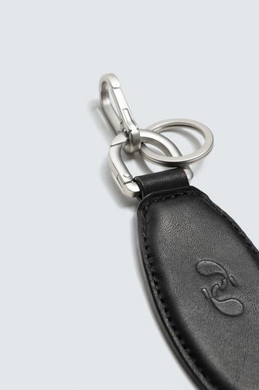 PORTE-CLÉS EN CUIR - Noir de Zara - Image 1