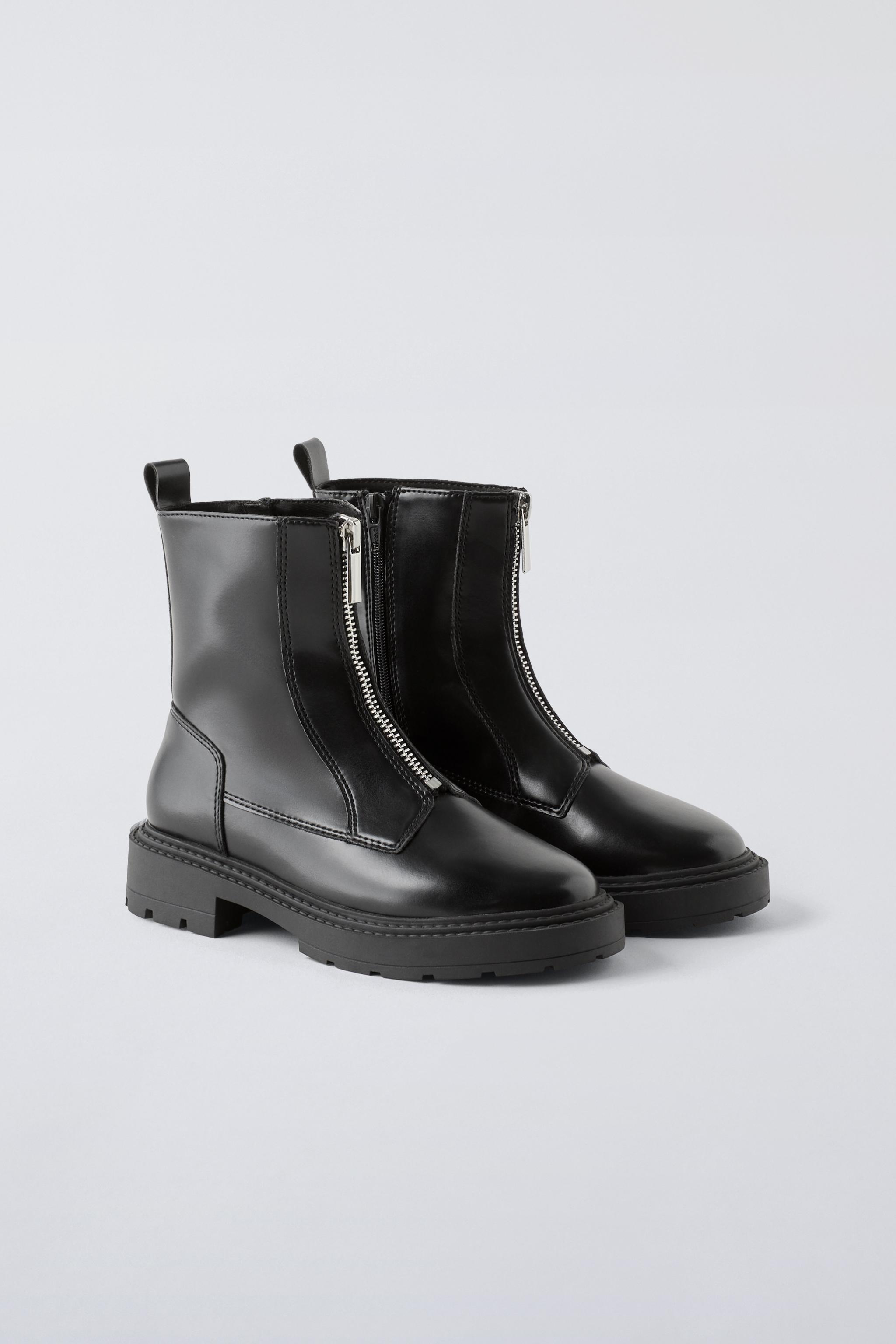 Bottines zippées devant hotsell