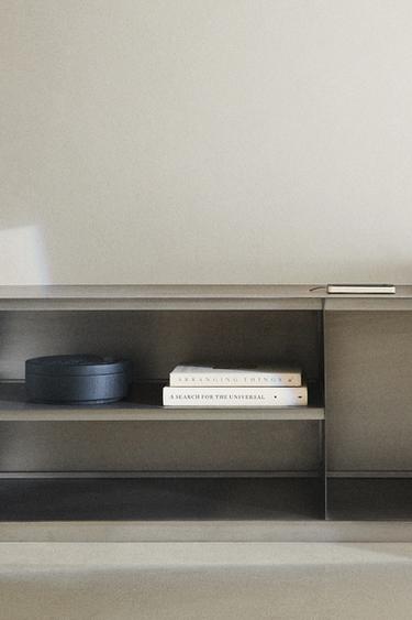 STAINLESS STEEL CONSOLE - Matte silver by Zara