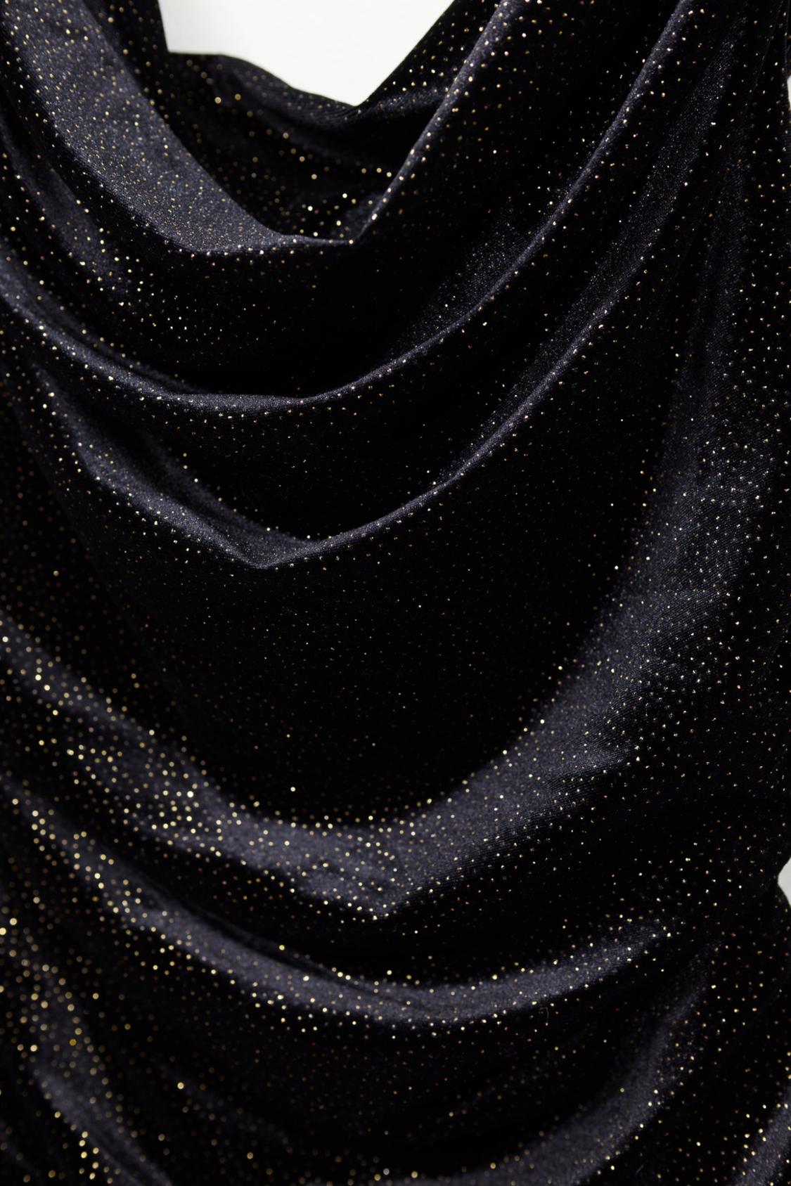 SPARKLY VELVET MINI DRESS - Image 3