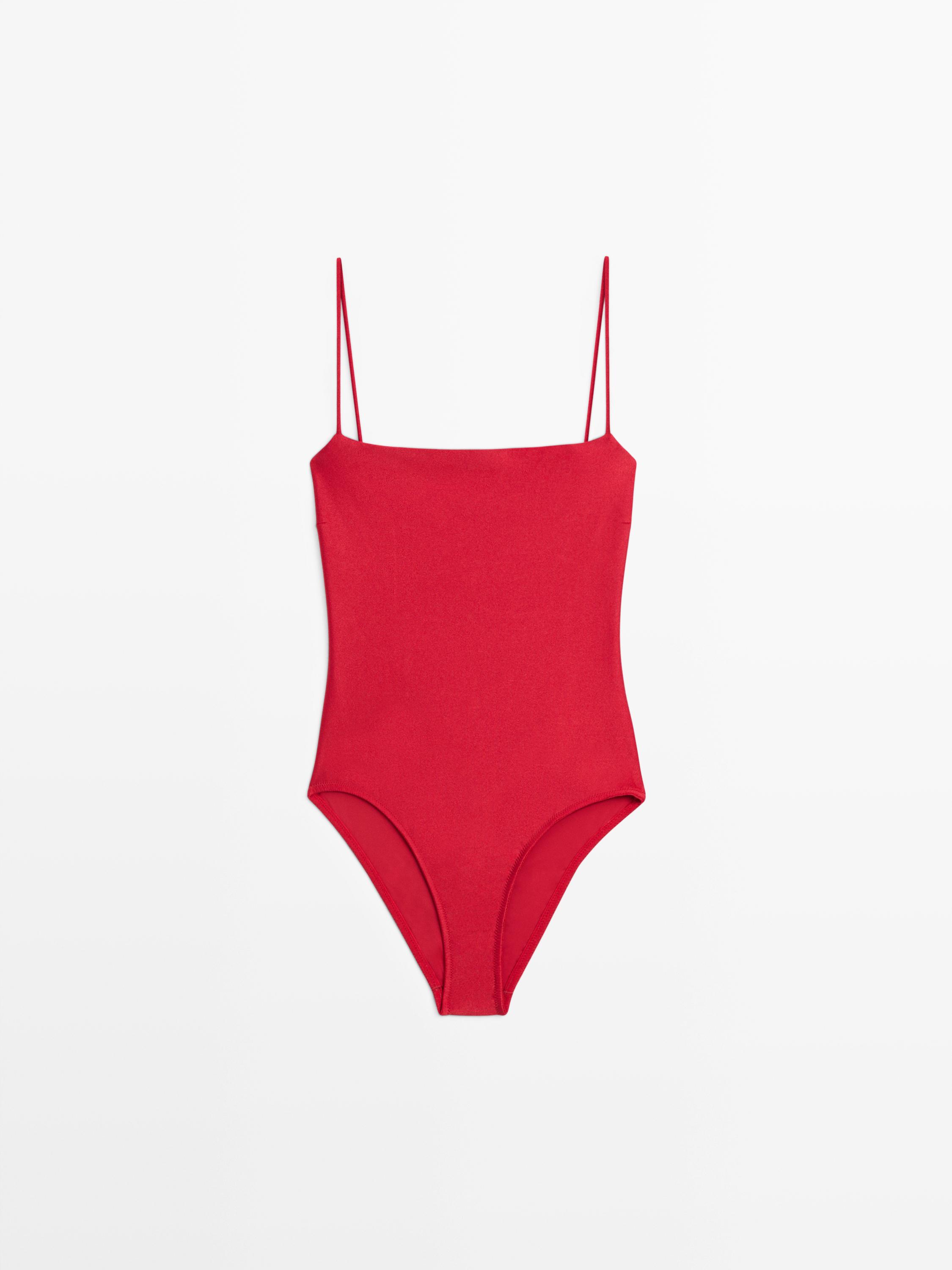 Maillot de bain à bretelle fine