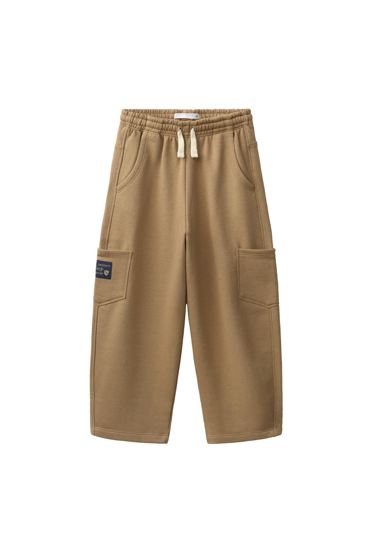 VARSITY CARGO PLUSH TROUSERS