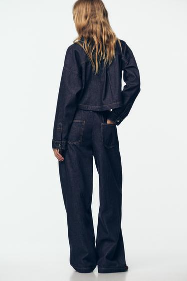 JEANS Z1975 JOGGER WIDE LEG - Blue by Zara - Image 3